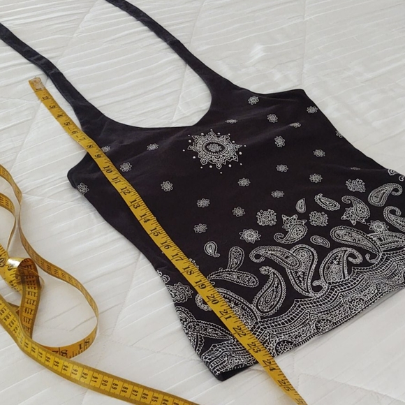 Fashion Bug Halter Top, Shelf Bra, Sequins M - Picture 5 of 10